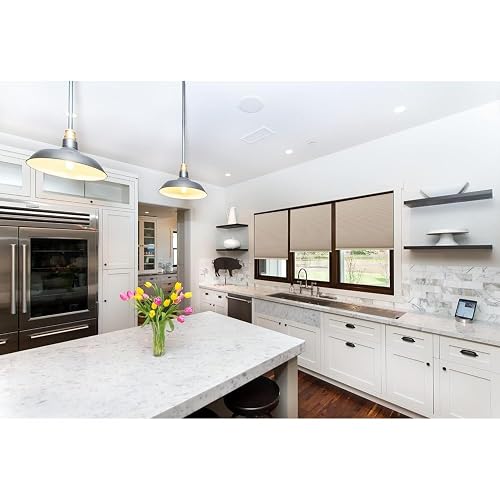 Easy Lift Trim-at-Home Cordless Cellular Blackout Fabric Shade Natural, 36 in x 64 in, (Fits windows 19"- 36")