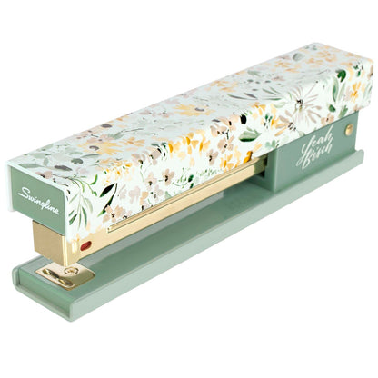 Swingline Grapadora de Leah Bisch, 20 hojas, tira completa, flores silvestres (S700034)