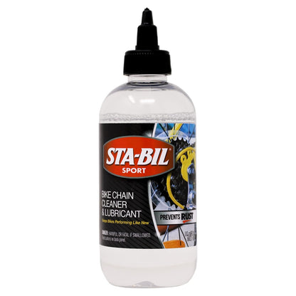 Sta-Bil 22406 Limpiador y Lubricante para Cadenas de Bicicleta 8 oz, Transparente