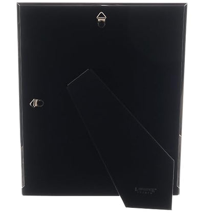 Lawrence Frames - Marco de metal, diseño de diamante, plateado, 8 x 10 pulgadas