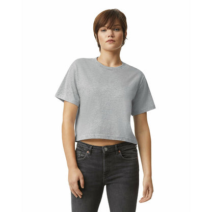 American Apparel Fine Jersey Boxy T-Shirt, Style G102, 2-Pack Camiseta Mujer