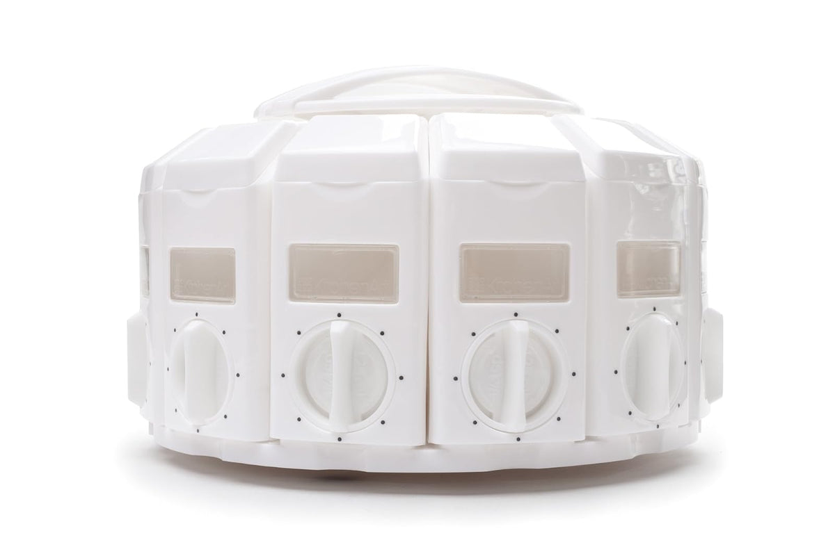 KitchenArt 25000 Carrusel de Especias de Medición Automática sin Especias, Blanco