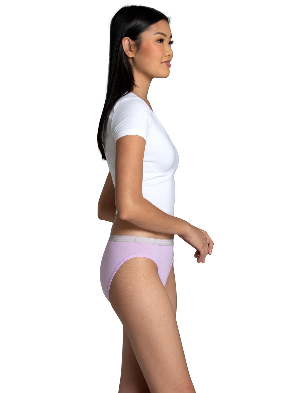 Fruit of The Loom Fruit of The Loom - Bikini de algodón para Mujer, 12 Unidades Ropa Interior para Mujer