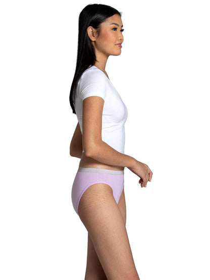Fruit of The Loom Fruit of The Loom - Bikini de algodón para Mujer, 12 Unidades Ropa Interior para Mujer