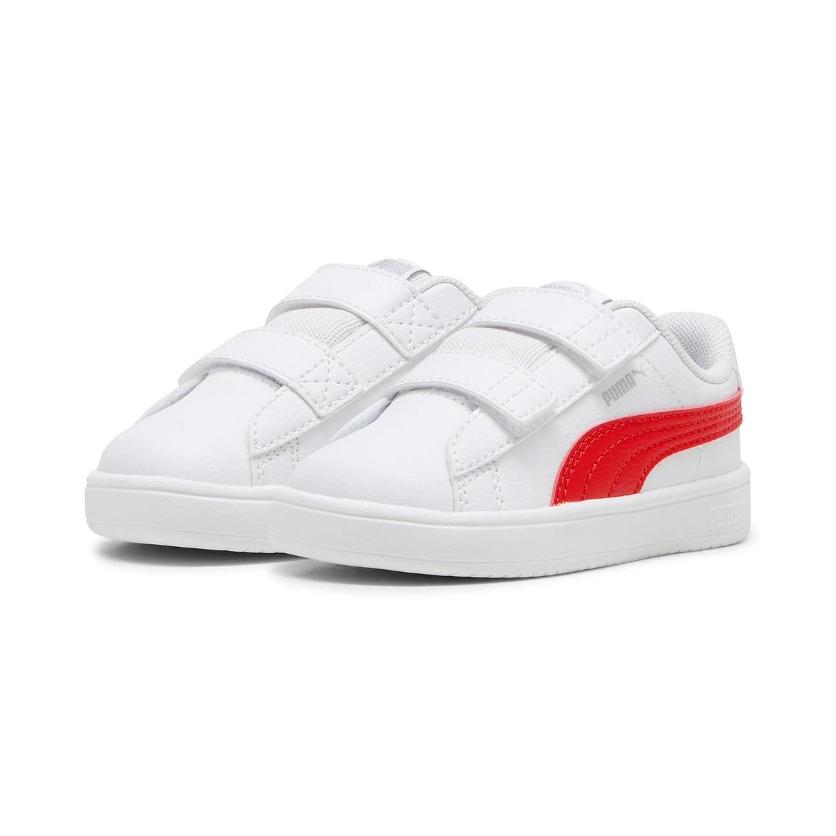 PUMA Rickie Classic V Tenis para Bebé - 10.0 cm - PUMA White-For All Time Red