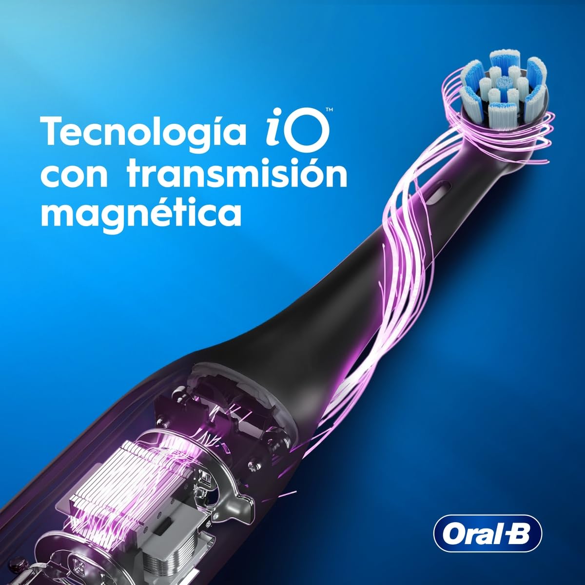 Oral-B Cepillo de Dientes Eléctrico iO2, Sensor de Presión, Cabezal Redondo