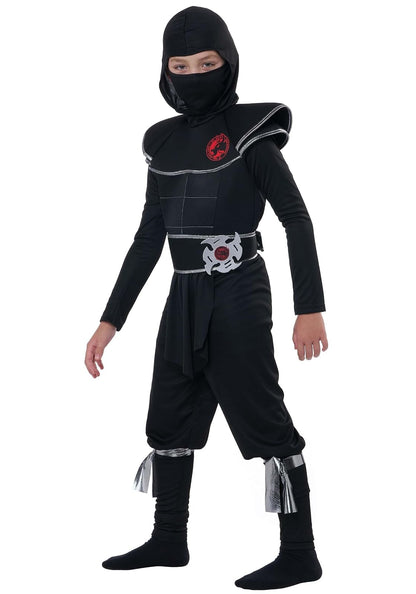 Disfraces de California Ninja Warrior – Niño Disfraz, Negro, Pequeño