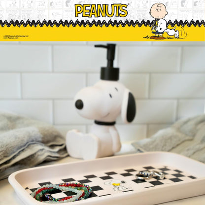 Collectibles Peanuts Snoopy - Dispensador de jabón y loción/desinfectante de Manos de Resina, 10 onzas (Producto con Licencia Oficial) de Franco