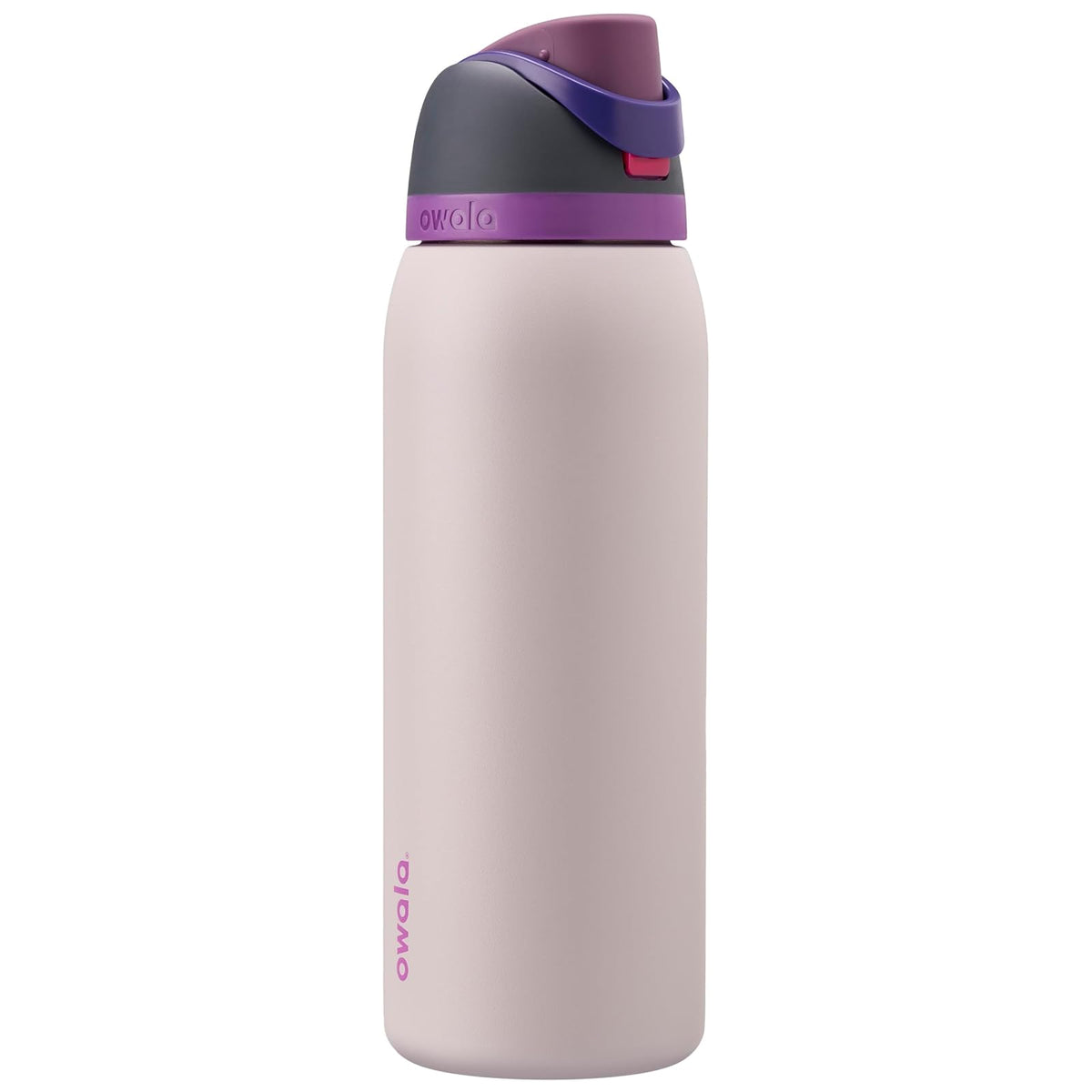 Owala FreeSip Botella de Agua con Popote, Acero Inoxidable, 40 oz, Muy Oscuro - Campo de ensueño - 1200 ml