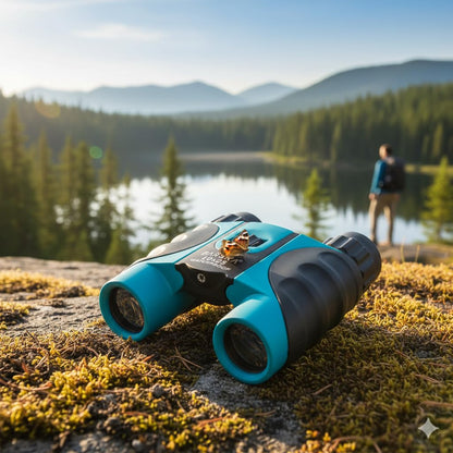 ab12726 Barska Optics, Colorado Impermeable Binocular, 10 x 25 mm, Color Azul con Lente Azul, en Caja
