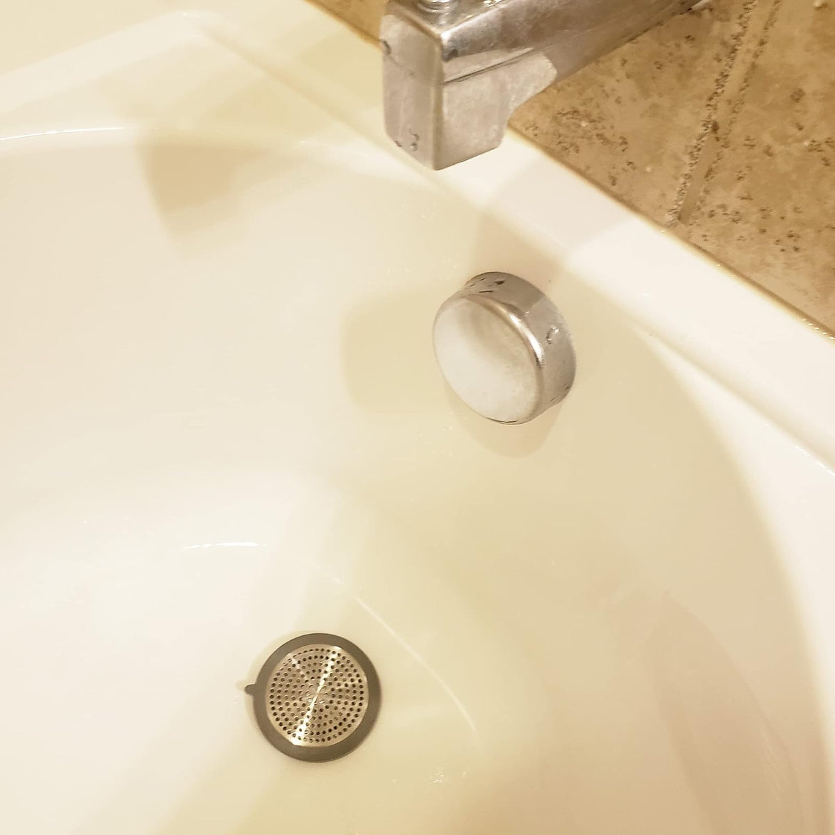 Danco 11040P - Colector de Pelo para Fregadero de baño, Protector de Drenaje de Tina, colador de Fregadero y Tina, Paquete de 2