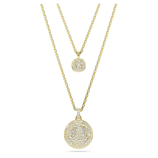 Swarovski Ginger Halskette, Damenkette mit Blauen Kristallen