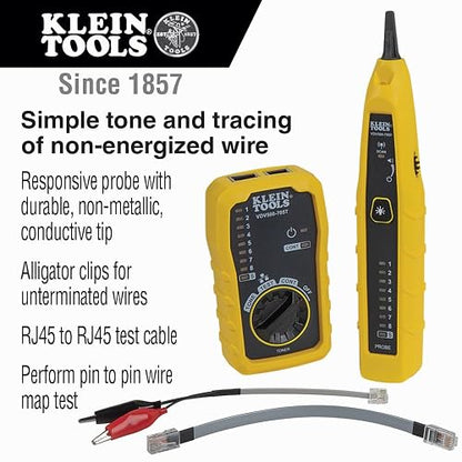 KLEIN TOOLS VDV500-705 | Kit Tone & Probe | Rastreo De Cables | Luz LED