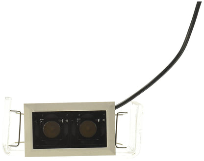 Tecnolite Lámpara Downlight LED 4 W - 2 Fuentes de Luz, Empotrable en techo, Luz Suave Cálida, 100 - 277 V, IRC 90, LED integrado