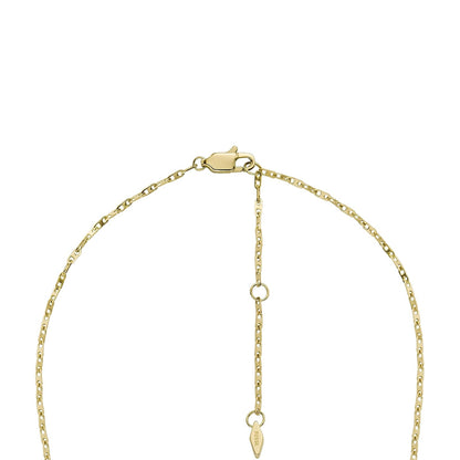 Fossil Collar jf04523710 heritage de acero inoxidable en color dorado para dama