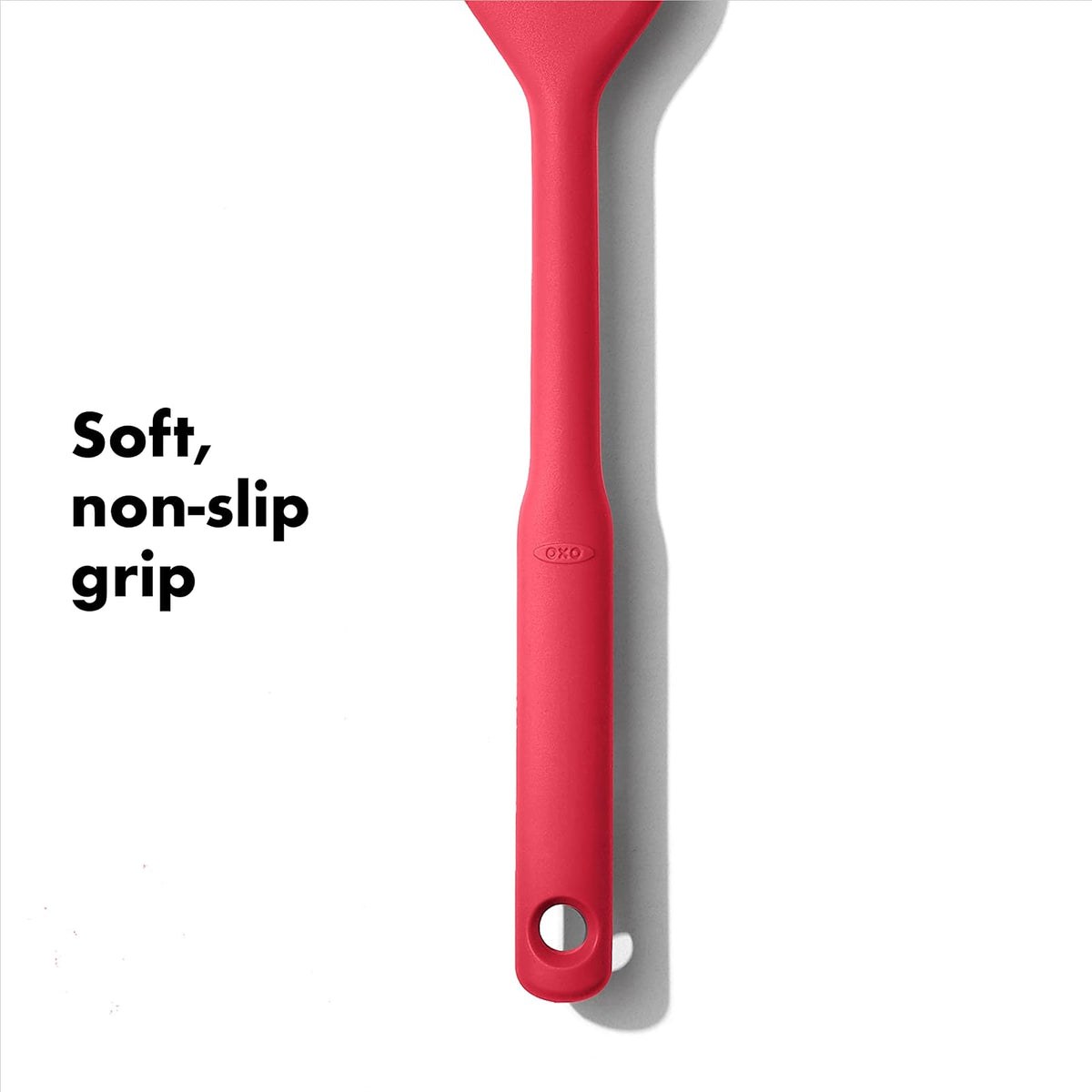 OXO Good Grips Silicona, Espátula de uso diario, Mermelada | Con este utensilio de cocina evitarás rayar cualquier superficie gracias a sus bordes flexibles, cuencos o sartenes