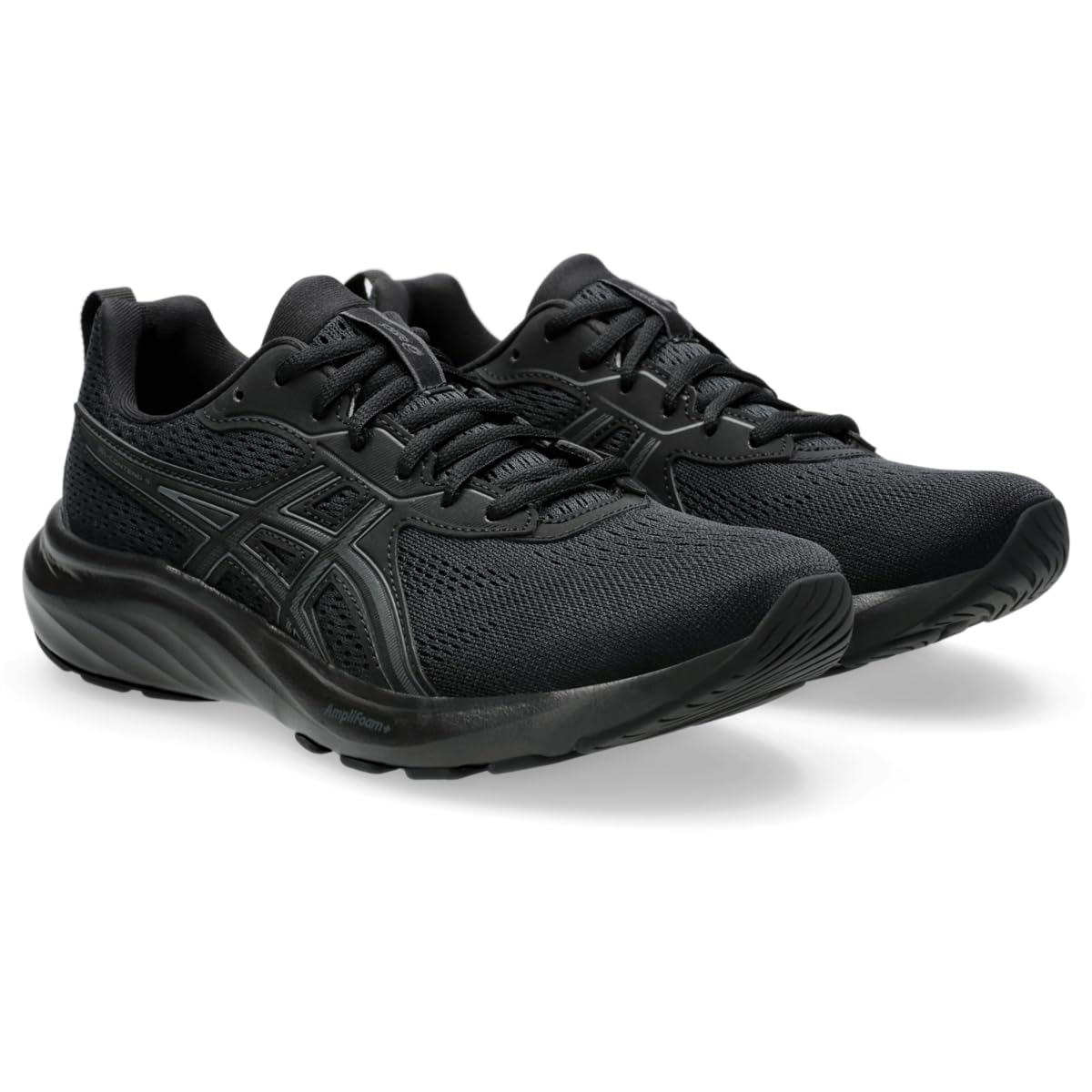 Asics Tenis Gel-Contend 9 Women, Black/Graphite Grey, 24.5 cm | Zapatos para correr de carretera