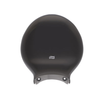 Tork 66TR Jumbo Bath Tissue Roll Dispenser, 9 inch, Plastic, 12" Height x 10.63" Width x 5.75" Depth, Smoke (Case of 1) For use with Tork TJ0912A, TJ0921A, TJ0922A, TJ0924