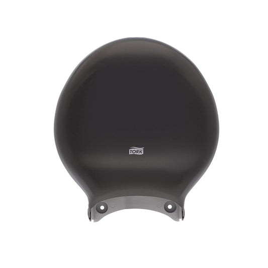 Tork 66TR Jumbo Bath Tissue Roll Dispenser, 9 inch, Plastic, 12" Height x 10.63" Width x 5.75" Depth, Smoke (Case of 1) For use with Tork TJ0912A, TJ0921A, TJ0922A, TJ0924