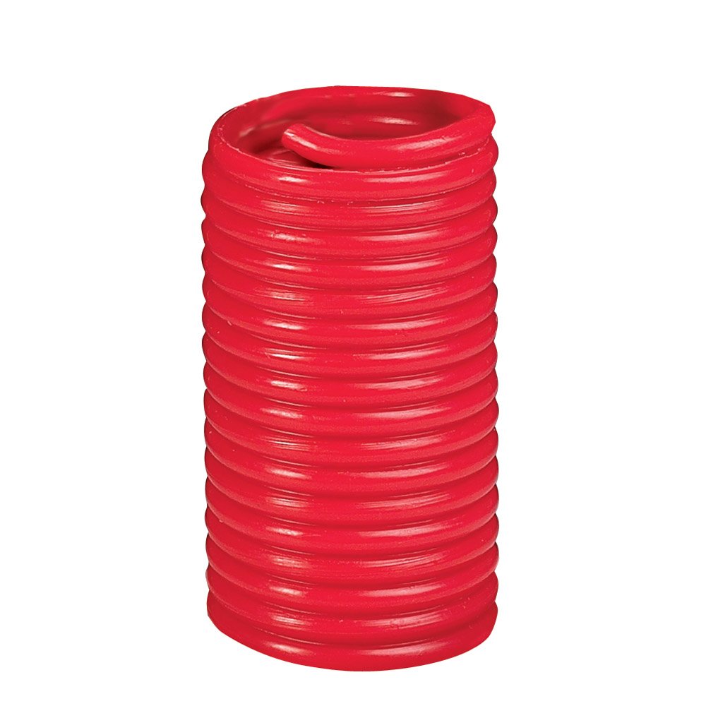 Candle by the Hour Vela de Cera de Abeja con Cilindro de Vidrio - Refill, Red Candle