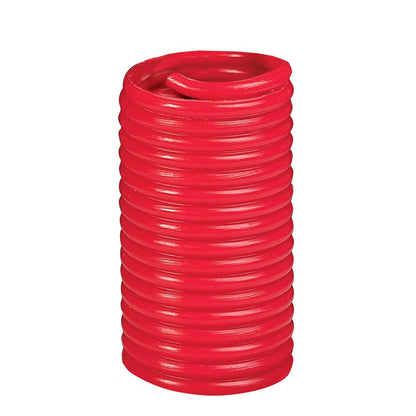 Candle by the Hour Vela de Cera de Abeja con Cilindro de Vidrio - Refill, Red Candle