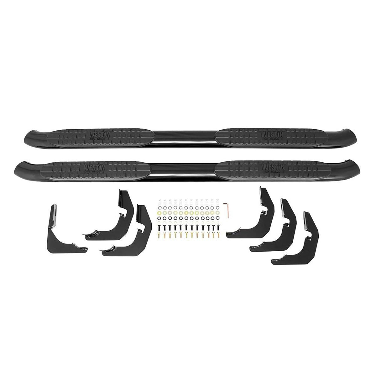 Westin 21-23835 Pro TRAXX 4 Barras ovaladas Nerf para 2014-2024 4Runner SR5 TRD/TRD Pro (Exc Limited, Nightshade y TRD Sport) 2010-2017 Trail Edition Negro Par