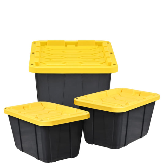 Italhome Combo de 3 Cajas De Plástico Italhome Capacidad 102 L Y 42 L