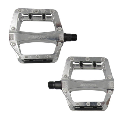 Benotto Pedal NWL-222 9/16 con Reflejantes Aluminio C:Plata