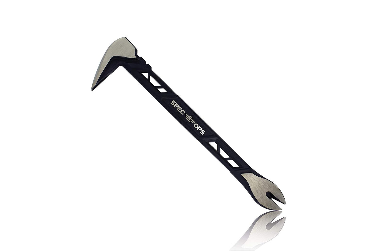 Spec Ops - SPEC-D10CLAW Tools - Extractor de uñas de 10 pulgadas, barra de palanca para gatos, acero de alto carbono, 3% donado a veteranos negro