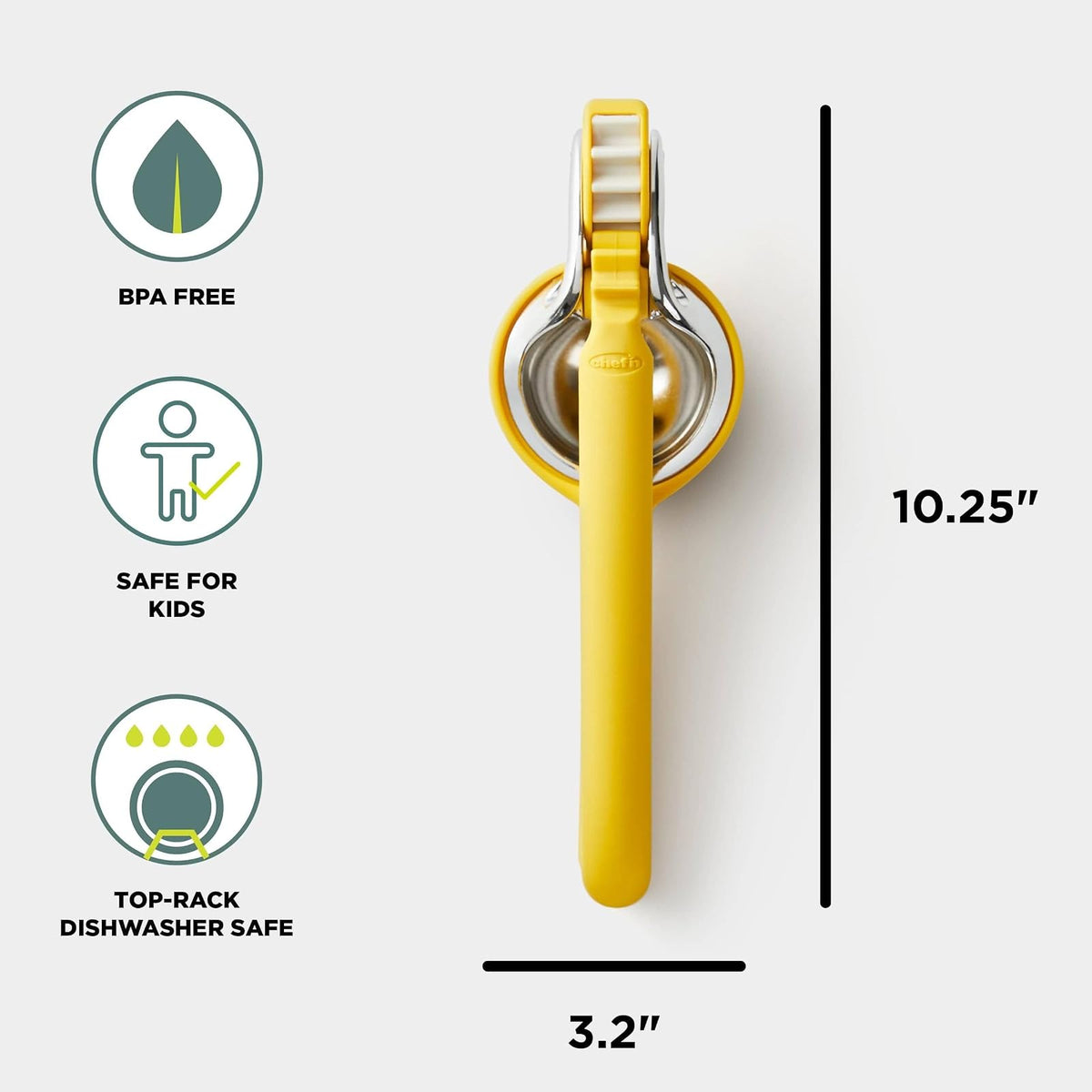 Chef'n FreshForce Exprimidor de Cítricos, Limón Amarillo