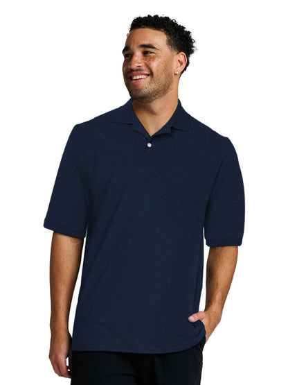 Jerzees 437MSR - Spotshield 50/50 Sport Shirt - 4XL - Jnavy - Dri-power