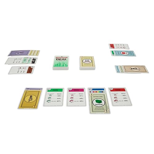 Hasbro Monopoly Deal Juego de Cartas, Multicolor, Estándar