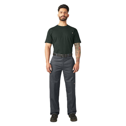 Dickies Pantalón de Trabajo de Doble Rodilla para Hombre - 38W x 30L - Carbón vegetal