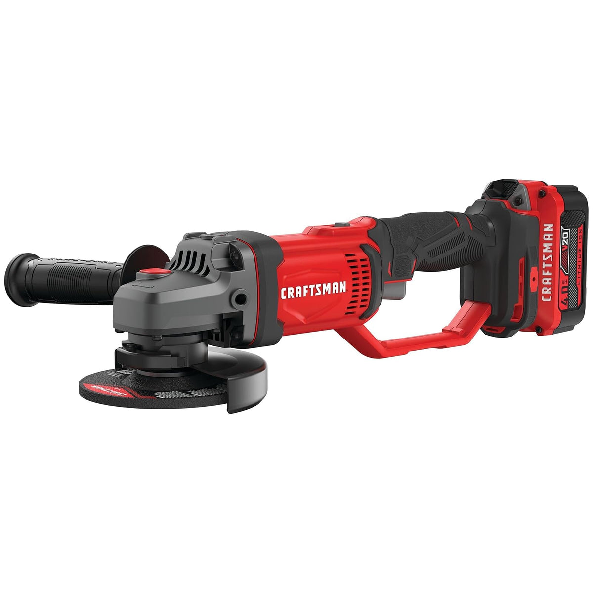 Craftsman Esmeriladora Angular 4-1/2" 20V Inalámbrica - Herramienta + batería + cargador