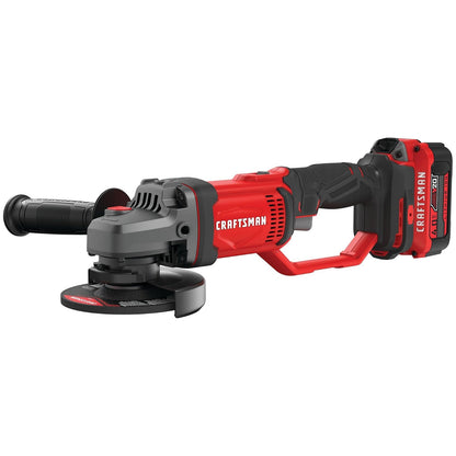 Craftsman Esmeriladora Angular 4-1/2" 20V Inalámbrica - Herramienta + batería + cargador
