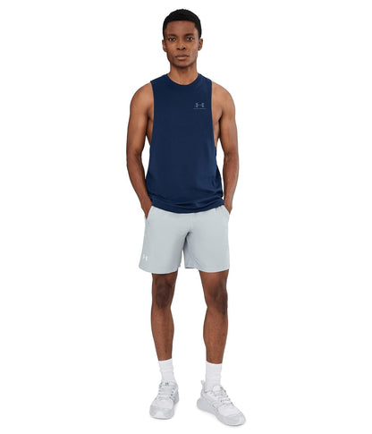 Under Armour Pantalones Cortos sin Forro de Lanzamiento de 7 Pulgadas Pantalones cortosHombre