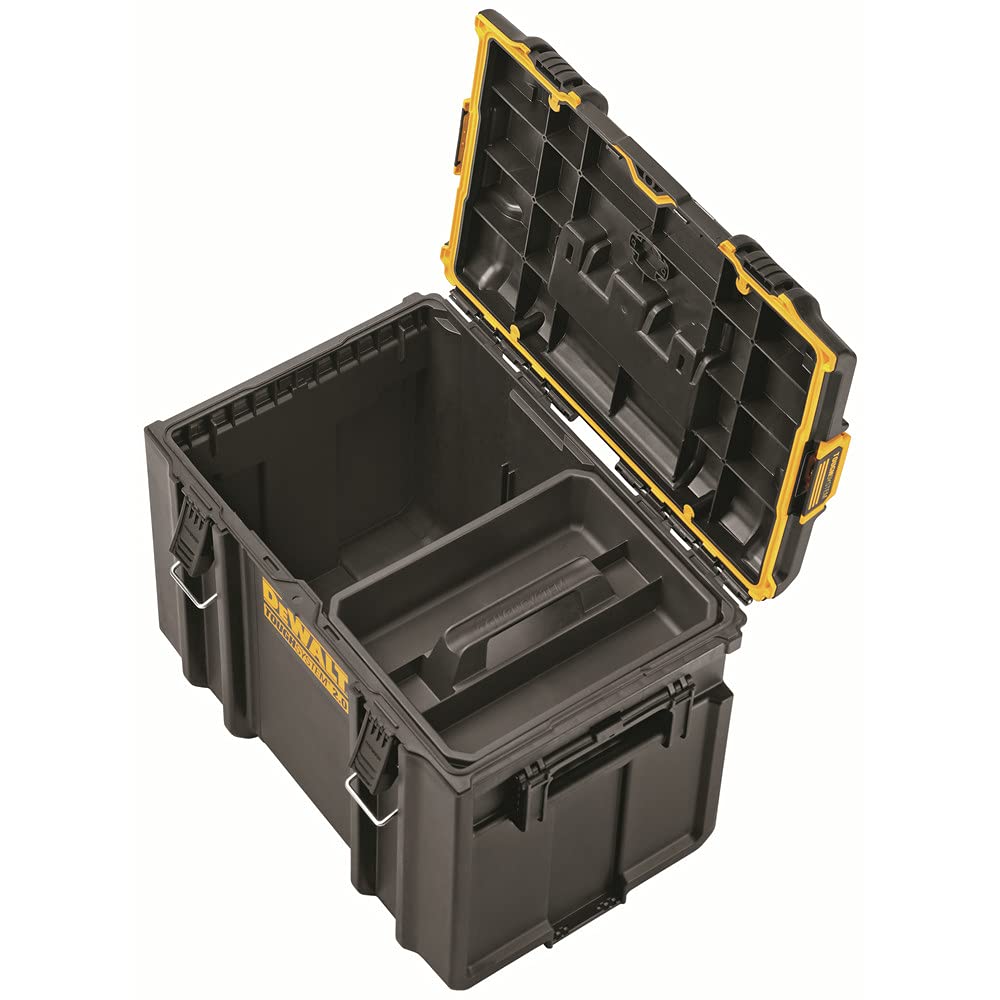 DEWALT Caja de herramientas 22" TOUGHSYSTEM, capacidad 123 kg (DWST08400)