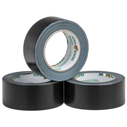 Duck Tape Cinta Adhesiva Multiusos - Negro - - 3-Roll