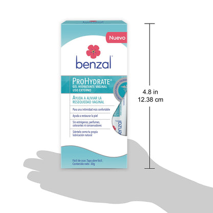 Benzal Kit Protección Íntima, Shampoo íntimo Prohydrate + Gel Hidratante uso externo + Crema íntima diara con Avena, Para Hidratar la Piel Reseca y Sensible, Efecto Refresacent Inmediato