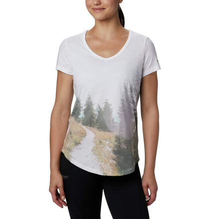 Columbia Piney Falls - Playera de Manga Corta Camiseta para Mujer