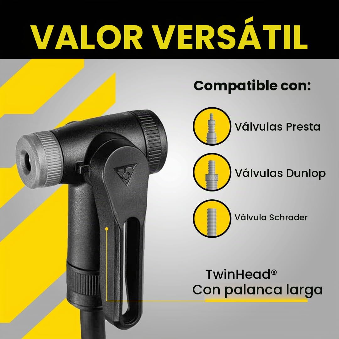 Topeak Joe Blow Sport III Bomba de Piso de Alta presión