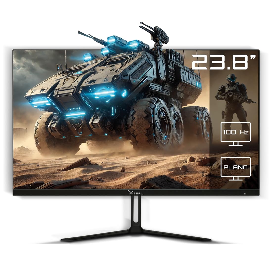 Xzeal Monitor Gamer 23.8" Panel Plano VA FHD 100Hz 5ms