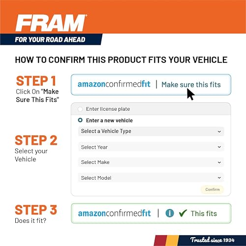 Fram Filtro de Aceite Ultra Synthetic XG2, SureGrip | Sustituye a VF1 42998 A478CB B40015M 51372 51372XP 618-51372. Reemplazo de grado OE.