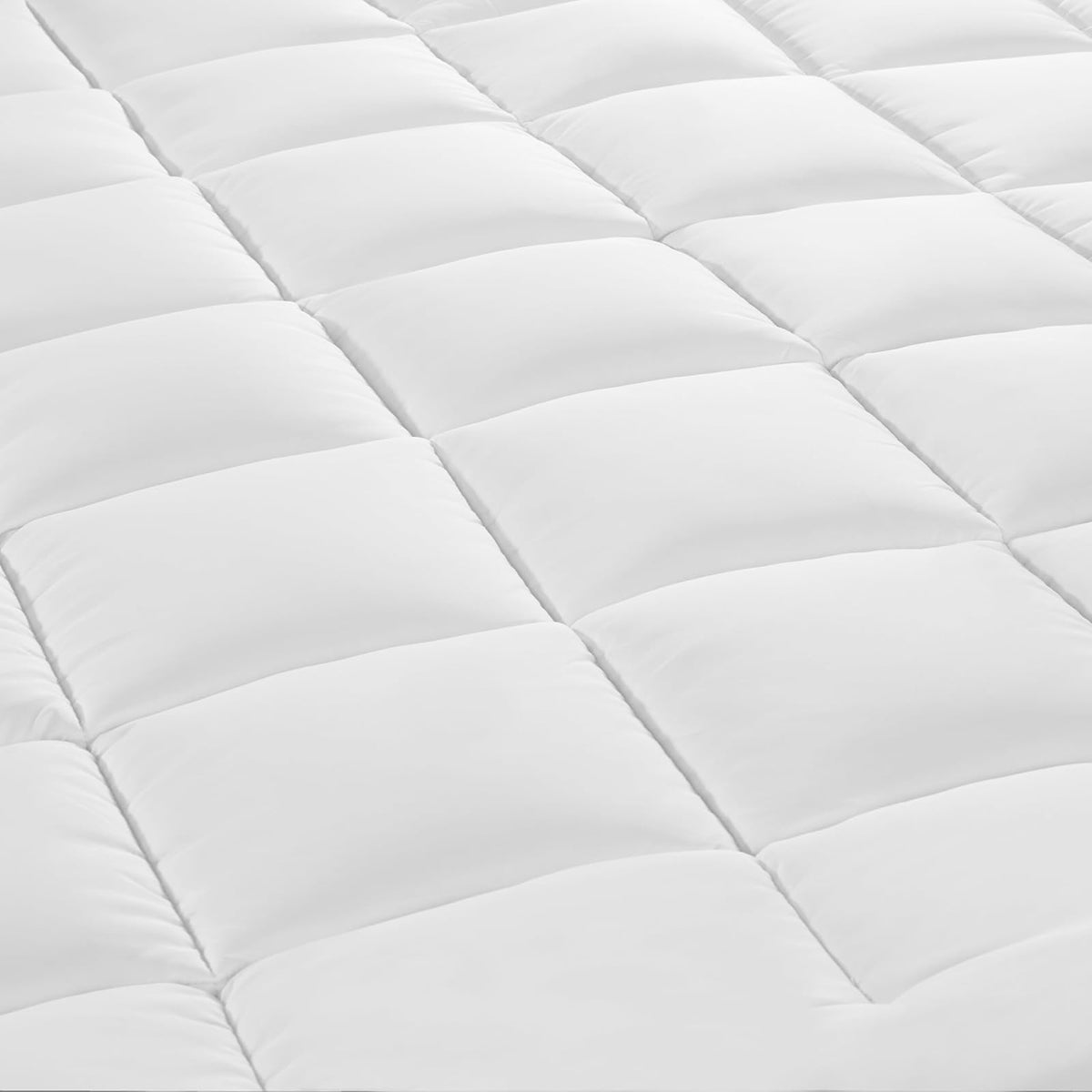 Serta Memory Flex - Cubrecolchón Suave para Cama King, Almohadilla de 2 Pulgadas, Protector de colchón Amortiguador Resistente a Las Manchas con Bolsillo de 15 Pulgadas para un Ajuste Seguro, Lavable