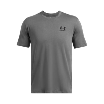 Under Armour Sportstyle Left Chest Camiseta de Entrenamiento para Hombre - (025) Castlerock - Negro - 3XL