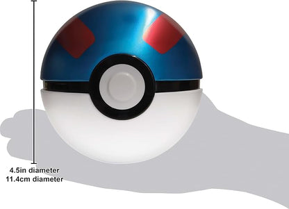 Pokémon TCG Q4 Poke Ball Latas | 7.62 cm x 2.54 cm x 0.1 cm, incluye 3 paquetes de refuerzo, 2 hojas de pegatinas