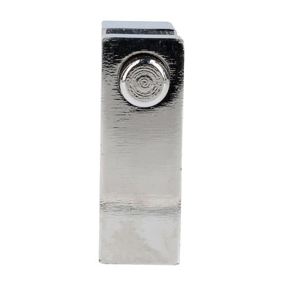 Lock L22C70ECSB Candado de acero para cortina metálica 70 mm, cromo satinado, llave estándar