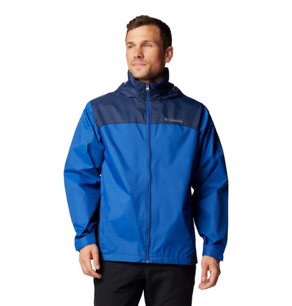 Columbia Glennaker Lake II chamarra impermeable plegable para hombre - CH - Azul montaña - azul marino universitario