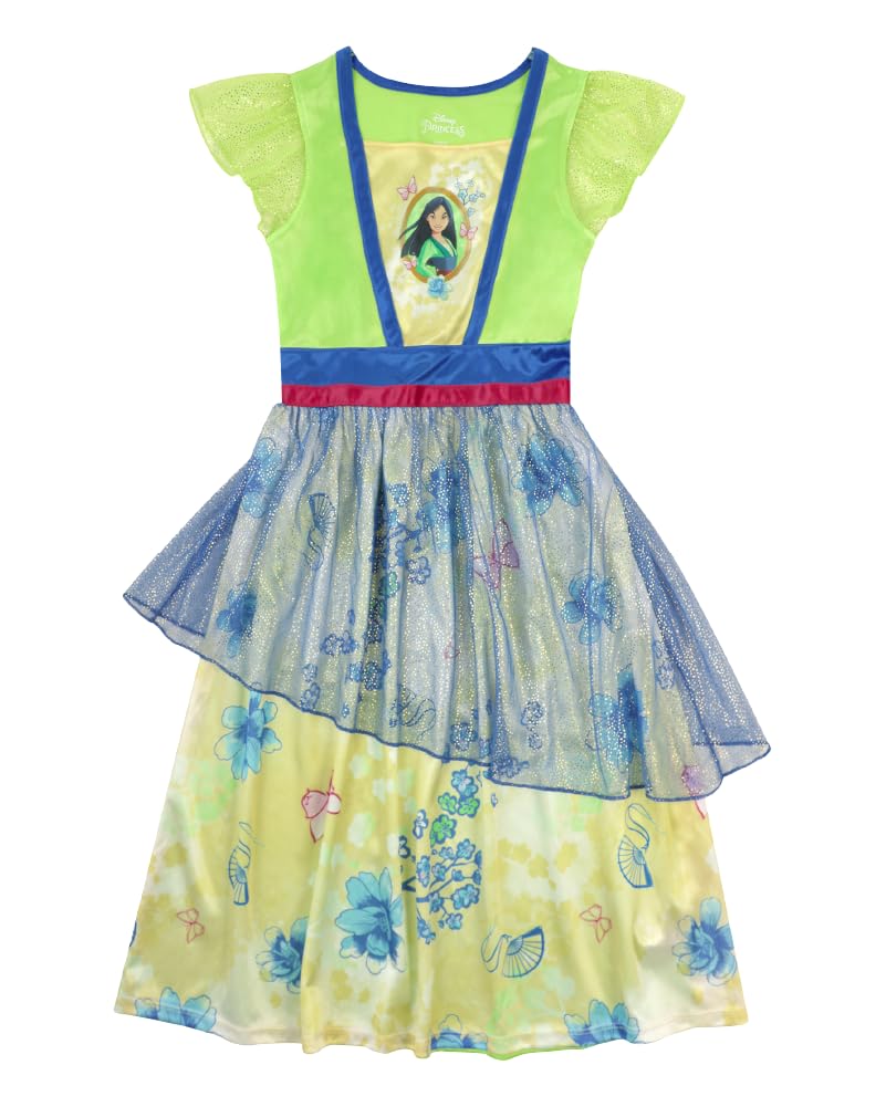 Disney Princesas Bata para Dormir tipo Vestido para Niña - Mulan - 4 Años