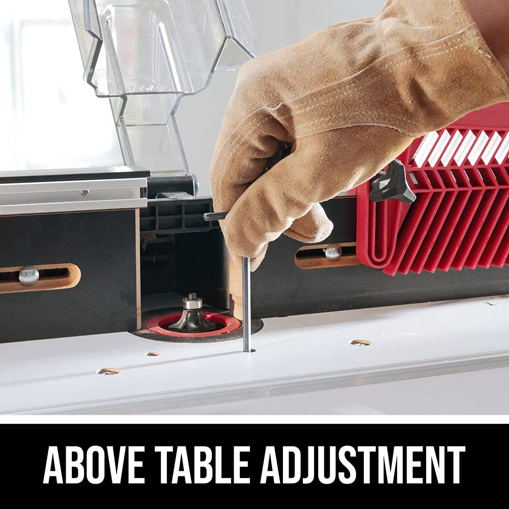 SKIL SRT1039 - Mesa de enrutador portátil con almacenamiento de brocas integrado de doble cara